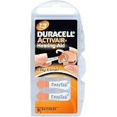 Duracell 60x Activair Tip 13 Turuncu işitme cihazı pili