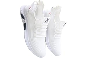 GENERIC Scarpe da ginnastica da uomo antiscivolo a larghezza larga, scarpe da corsa su strada, palestra, allenamento, atletica, scarpe da ginnastica con punta larga, in rete traspirante, per jogging e sport