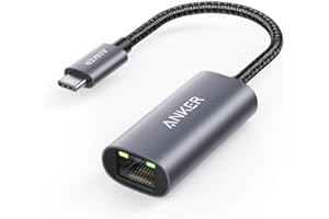 ‎ANKER Anker Adapter PowerExpand USB-C na Gigabit Ethernet, aluminiowa kompaktowa konstrukcja USB-C adapter Ethernet do MacBook Pro, MacBook Air 2018, iPad Pro 2018, XPS i wielu innych