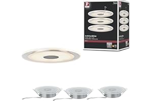‎PAULMANN Paulmann Premium EBL Set Whirl rund dimmbar LED 3x6,7W 18VA 350mA 150mm Alu g./Satin Alu/Acryl