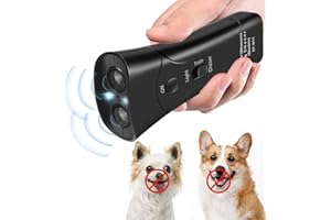 NAVESO Dispositivo anti abbaiare, Dispositivo anti abbaiare ad ultrasuoni, Dispositivo di abbaiare per gatti, Cani di piccola taglia media e grande