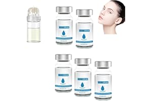 AFGQIANG Gla-mory Micro Infusion System for Lips, Gla-mory Micro Infusion System for Face, Gla-mory Micro System for Face, Gla-mory SerumSmooth Skin Facial Serum for All Skin Types. (5Pcs)