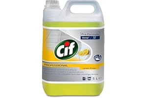 ‎CIF Cif Professional Allzweckreiniger Zitrus - Zuverlässige Reinigung für gründliche Sauberkeit, professionelle Ergebnisse mit erfrischendem Zitrusduft, 5L Kanister