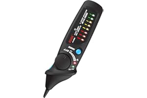 MAXRIENY BSIDE AVD06 Testeur de tension sans contact 12-1000 V Détecteur de tension automatique / manuel Sensibilité réglable NCV Fil sous tension Localisateur de point d'arrêt avec indicateur LED de couleur