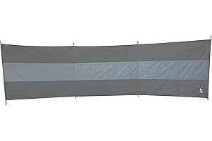 Bo-Camp Camping Wind Protection XL Beach Tent Garden Fence Privacy Screen Large 500 x 140 cm
