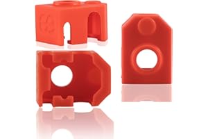 HOCENWAY 3er-Pack 3D-Drucker Silikonsocken-Schutzhülle, kompatibel mit Phaetus Dragon Hotend Extruder Heizblock (Silikonsocken)