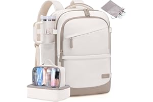LOVEVOOK Handgepäck Reiserucksack 4 Stück, 40L Rucksack Damen Groß Flugzeug mit Nass- und Trockenfach 45x36x20, 17.3 Zoll Laptop Travel Backpack Kofferrucksack Carry On Luggage für Trip Reise