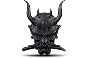 ‎ZXRSJBL ZXRSJBL 3D Auto Aufkleber Premium Warrior Metall Auto Seite Kotflügel hinten Kofferraum Schädel Emblem Abzeichen für jedes Fahrzeug LKW Auto Motorrad RV