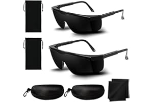 peiyee 2 Pcs Ipl 200-2000nm Gafas De Seguridad LáSer,Gafas De Seguridad óPticas Con Pata TelescóPica,Gafas Protectoras Para Tratamiento De DepilacióN,Operadores CosméTicos LáSer Y Terapia De Luz Roja