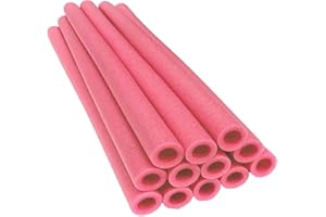 JINGLING 6/12 piezas de fundas de espuma para bastones de cama elástica de repuesto, cubierta de postes de protección, acolchado de tubo de espuma, acolchado para exteriores para niños y familias
