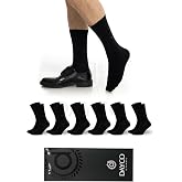 Premium Dikişsiz Klasik Uzun Siyah Yazlık Erkek Bambu Soket &Ccedil;orap 6lı Hediyelik Kutulu Set - 10124-41-45