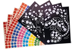 GRIBOUILL'ART CLEOPATRE – Atelier Gommettes sur les Animaux Mignons – 4 planches à décorer et 4 planches de gommettes