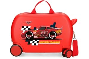 Disney Cars Lightning Mcqueen Valise Cabine, Lightning Rouge, Valise pour Enfant