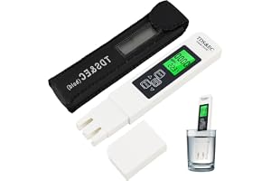 Maoggha 3-i-1 Digital vattenkvalitetstest med LCD-skärm, exakt vattentestning med TDS, EC och temperatur, TDS-mätare för dricksvatten, hydroponik, pool och akvarier, bärbar