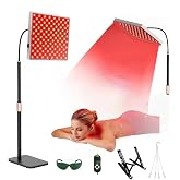 225 LED Red Light Therapy Panel Lamp, 660nm 850nm Near Infrared Red Light Therapy Device for Full Body Face Neck Back Shoulde