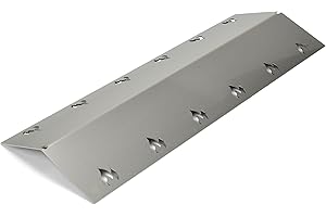 Grillrost.com Das Original Copribruciatore in Acciaio Inox - 435x160 mm - Extra Resistente 1,5 mm - Adatto a Molti Barbecue