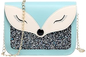A-QMZL Mädchen Umhängetasche Mini Crossbody Bag Klein Damen Schultertasche Handytaschen Geldbörse Handtaschen PU Leder Mini Taschen für Kinder Mädchen Teenager (Blau)