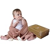 Little Dedi Alina%100 Organik Pamuklu Bebek Battaniyesi Kızlar/Erkek &Ccedil;ocuklar i&ccedil;in 80x100 cm - Kundak ve Bebek Battaniyesi, Y
