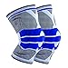 Produktbild WSSF-Knieschützer Sport Knie Pads Laufen Outdoor Bergsteigen Radfahren Badminton Basketball Fitness Schutzausrüstung(Farbe Größe optional) Knie Stützkissen ( Farbe : Blau , größe : M )