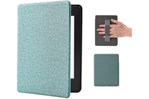 DEESOOCO Funda para Kindle de 11ª generación 2022 con magnética, 6 Pulgadas, Lector electrónico, Funda Ligera con función de Encendido y Apagado automático y Correa de Mano Mint Green