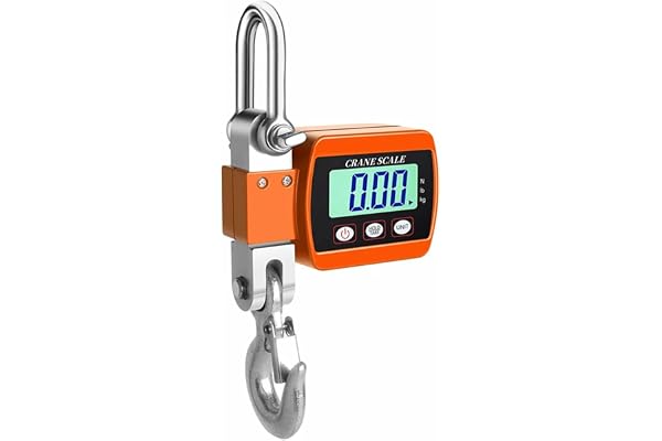 Idota Kraanvågskala 500KG Hängvågskala Digital LCD Vågskala Viltvågskala Fiskvåg Havsvågskala