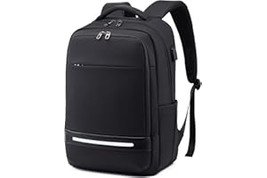 Vodlbov Sac à Dos Ordinateur Portable 17 Pouces Grande Capacité Homme Imperméable Antivol Sac à Dos PC Portable avec USB Charging Port Sac à Dos Fonctionnel pour Voyage Affaires Collège Femme