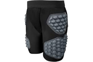 Hovershoes Shorts et Chemises rembourrés Équipement de Protection pour Enfants Jeunes Patins coulissants Hanche Butt Shorts Compression Chemise Rib Guards Protecteur de Poitrine pour Football