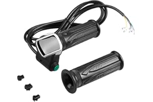 Esenlong 1 Paar Wasserdichte LCD Display Drossel Lenker Grip für Elektrische Autos Bike Roller 36V