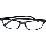 JCB Reading Glasses - Plus 1.0 Magnification Strength - Clear HD Acrylic Lens - Including Hard Case