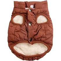 Easiestsuck Warme Hundejacke Mit Fleece-Kragen – Winddicht, Wasserabweisend, Für Kleine Bis Große Hunde, In Verschiedenen Größen