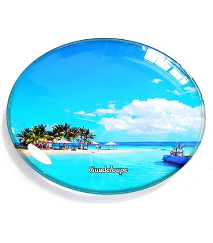 Aimant Frigo Conque De Guadeloupe – Souvenir 3D Fait Main, Décoration Cuisine Et Voyage