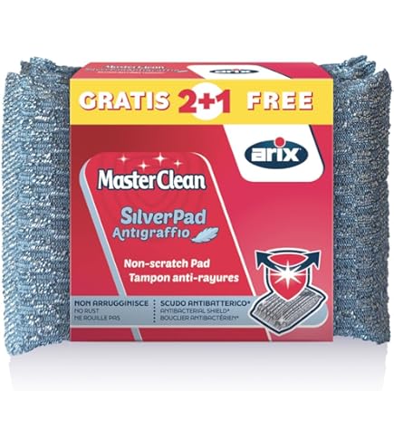 10 Spugne Abrasive Riutilizzabili Per Cucina - Pulizia Profonda Di Lavelli E Superfici - Foto 6