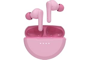Belkin SoundForm Nano 2 Auriculares Bluetooth para niños con micrófono, 28 Horas de autonomía Total, limitador del Volumen a 85 dB, Resistencia IPX5 al Agua y el Sudor, iPhone, Galaxy y Otros, Rosa