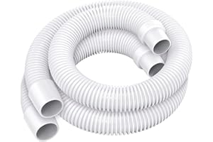 GRONGU Universal Pool Vacuum Hose 48" Long Fit for Kreepy Krauly, Baracuda G3/G4, Hayward Navigator, Pool Vac Ultra and Most Automatic Pool Vacuum Cleaners, Swimming Pool Cleaner Suction Hose, 2 Pack