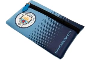 MANCHESTER CITY Piórnik Man City Fade Design New Crest, NIEBIESKI, Zamek błyskawiczny