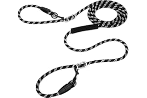 EYELEAF Hundeleine 3m Umhängeleine und Doppelleine, leicht für kleine bis große Hunde