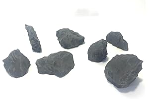 LM3D Wargames - Set di 7 rocce per scenografia, stampa 3D, compatibile con 15 mm, 28 mm e 32 mm, ideale per Warhammer, Kill Team, D&D | Design proprio