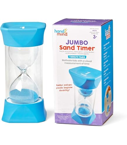 Set 6 Clessidre In Plastica Per Bambini - 3/5/10/15/20/30 Minuti - Timer Colorati Per Giochi E Cucina - 5