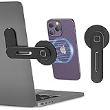 CloudValley Supporto Magnetico per Telefono per Laptop, Laterale Monitor Telefono Regolabile per iPhone 14 / iPhone 13 Pro Ma