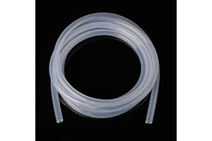 JOYOLA Tubo in Silicone da 3 m, 10 mm ID x 12 mm OD Tubo Flessibile in Gomma Siliconica, Tubo in Silicone Trasparente per Olio, Casa, Trasferimento di Acqua, Acqua Potabile