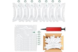 DONQTWAY 100 Stück Luftpolster, Verpackungschips, Luftkissen Verpackungsmaterial, Luftpolsterkissen, Lufttaschen Füllmaterial, Polstermaterial für Versand, Transportverpackung, Stoßdämpfend