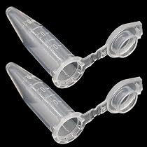 Lot 100 Tubes Centrifugeuse 1.5ml Coniques Plastique - Micro Tubes Laboratoire Avec Cap Snap