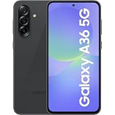 Samsung Galaxy A36 5G (Awesome Black, 12GB RAM, 256GB Storage) | Snapdragon 6 Gen 3 Octa-Core Processor | 50MP + 8MP AI Dual 
