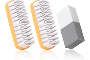 CYNOSURETECH 3-Piece Suede Care Set, Suede Shoe Brush, Shoe Cleaning Brush, Nubuck Leather Brush, Eraser, Suede Care