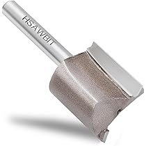 Trend CraftPro Rechte frees met twee fluiten, 1/4 inch schacht, 12 mm snijdiameter en 19,1 mm snijlengte, wolfraamcarbide getipt, C019X1/4TC