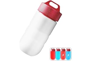 Genwiss Dive Light, Marker Lights for Scuba Diving, Diving Flashlight with Button Batteries, Mini Scuba Tank Waterproof Flashlight for 100M, Portable for Scuba Diving, Snorkeling and Water Sports