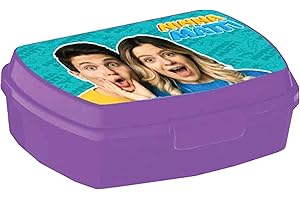 NINNA e MATTI Portamerenda Lunch Box per Scuola o Picnic, 17 x 12 x 6,5 cm