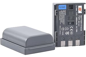 DSTE DE NB-2L NB-2LH DSTE, batteria di ricambio compatibile con BP-2L5, BP-2LH e Canon Optura 30, 40, 50, 60, 400, 500, PowerShot G7, G9, S30, S40, S45, S50, S60, S70, S80, HV3 0