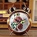 Produktbild Wecker, Retro Portable Twin Bell neben Wecker mit Nachtlicht 679. Türkei Ochiai Welle classica at.flower von kanonn