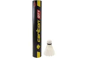 Carlton GT1 Volants de badminton, mixte Blanc Tube de 12